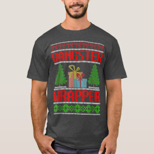 Gangster Wrapper Navidades feos Sweater Funny Pun 