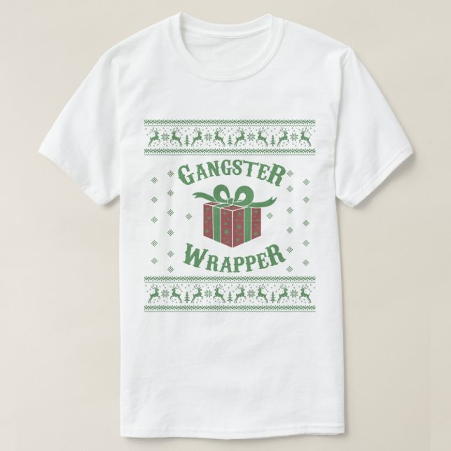 Gangster Wrapper Ugly Sweater (Diseño del anverso)