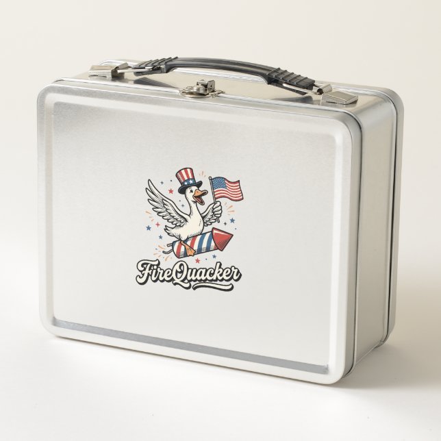 Ganso Patriótico FireQuacker Vintage 4 de Julio De (Anverso)