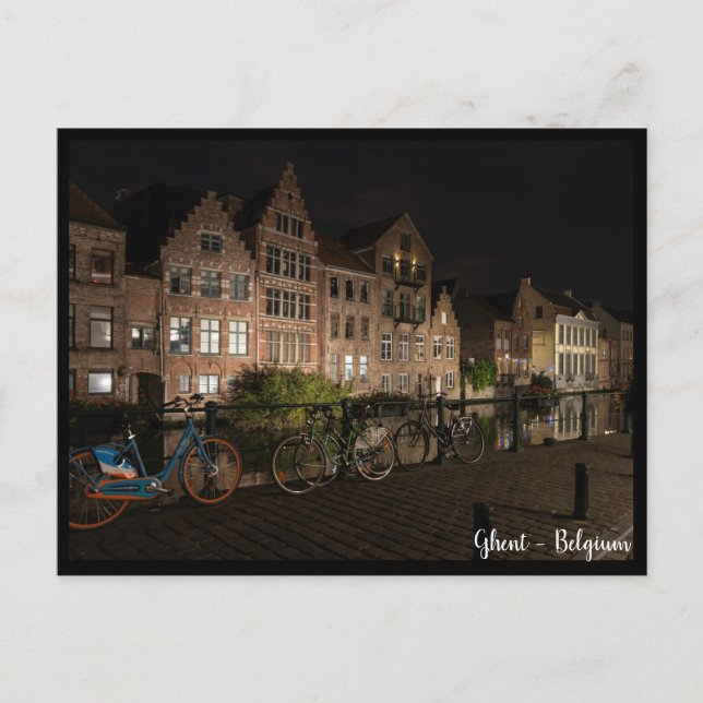 Gante, Bélgica. Gent, Bélgica Postal (Anverso)
