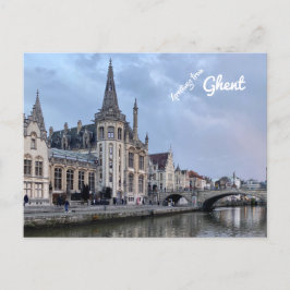 Gante, Bélgica. Postal
