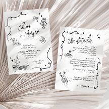 Garabato de garabatos todo en una invitación a la