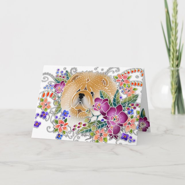 GARDEN DANCE Chow - Tarjetas de arte de Sandra Mil (Anverso)