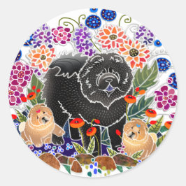 GARDEN FIESTA CHOW - pegatinas