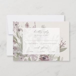 Garden Flourish RSVP con menú