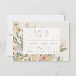 Garden Flourish RSVP con menú