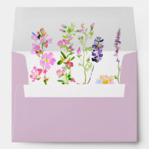 Garden Lavender Wildflowers Wedding