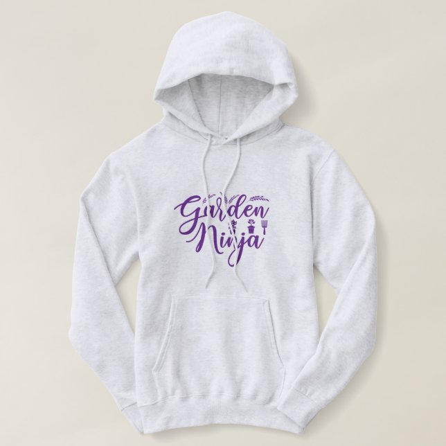 Garden Ninja - Sudadera con capucha para mujer jar (Diseño del anverso)