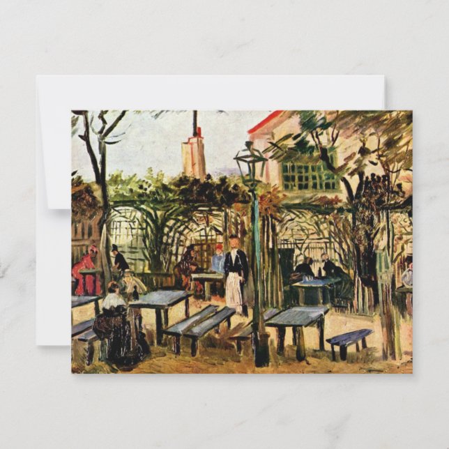 Garden Place On Montmartre (La Guinguette), (Anverso)