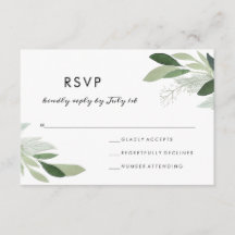 Garden Rubor RSVP