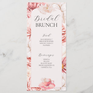 Garden Tea Fiesta Bridal Shower Menú