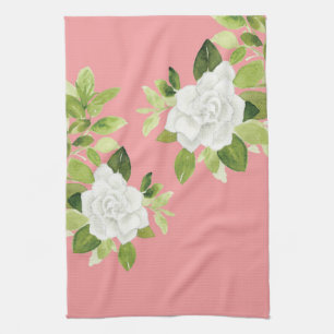 Gardenia capa jazmín floral Cocina toallas