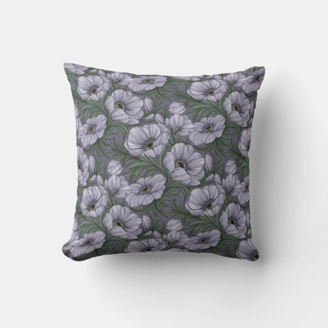 Gardenia gótica almohada decorativa (Anverso)