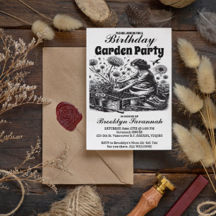 Gardens Gentle Hand Garden Party Invitación