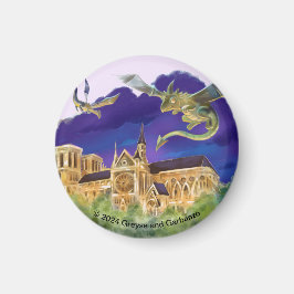 Gargola Notre Dame - Imán para nevera de París