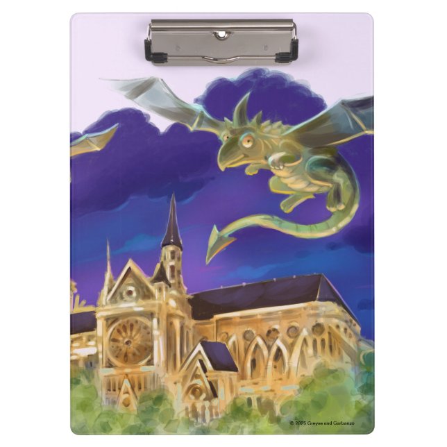 Gárgola Notre Dame - París Portapapeles (Anverso)