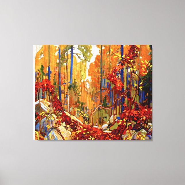 Garland del otoño, arte fino de Tom Thomson (Anverso)