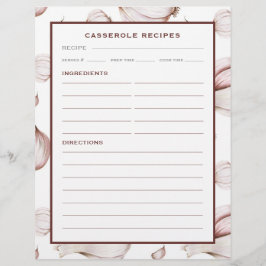 Garlic | Blanco sencillo | Página Receta de Casser