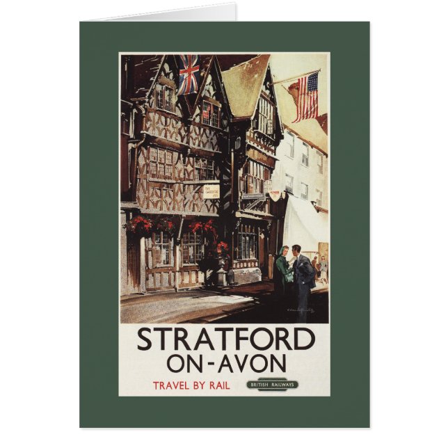 Garrick Inn y el Poster de Harvard House Rail (Frente)