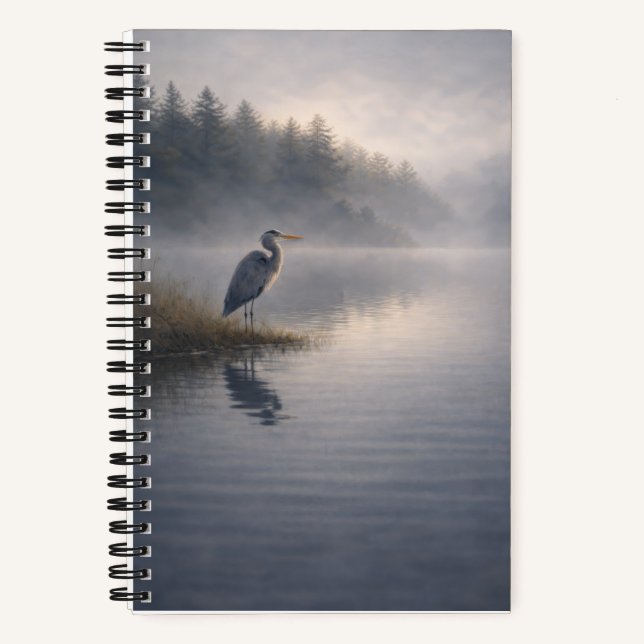 Garza Vigilante | Gran Garza Azul | Libreta (Anverso)