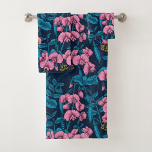 Garzas y abejorros dulces, rosa y azul