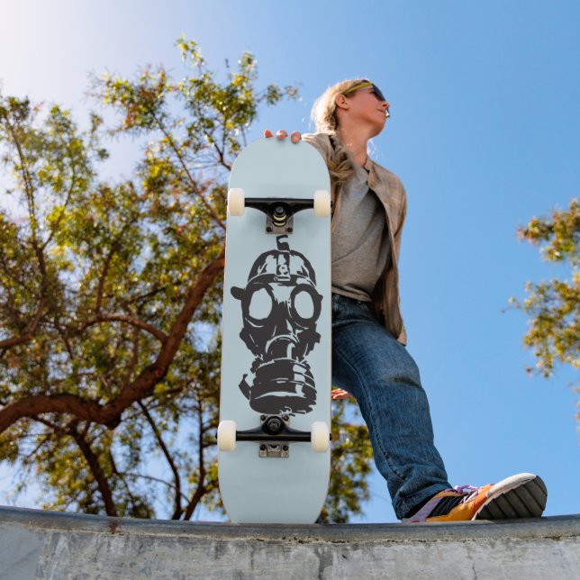 GAS MASK SKATEBOARD (Exterior 1)