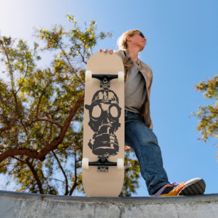 GAS MASK SKATEBOARD