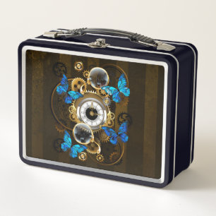 Gases de vapor y mariposas azules