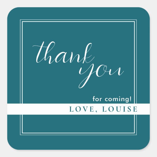 Gasolina Profunda Gracias Pegatina (Anverso)