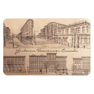 Gasto en imán personalizado de recuerdo de Vancouv