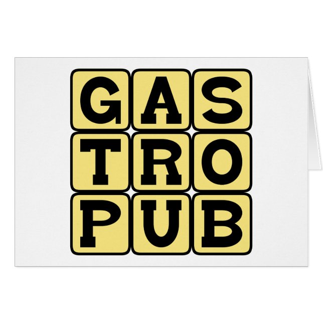 Gastropub, Gastrolounge de cerveza y comida de alt (Anverso (Horizontal))