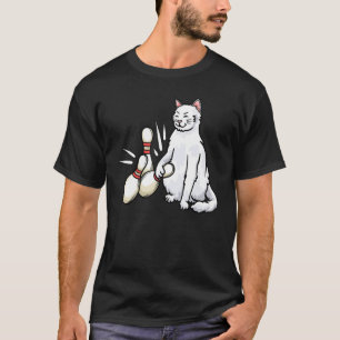 Gata Bolera Camiseta Bolos