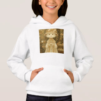 Gata Lady Snow – Gato Victoriano con Taza de Té