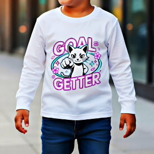 Gata Logradora Neon Adorable - Regalo Motivacional