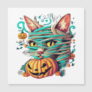 Gata Momia Divertida Halloween