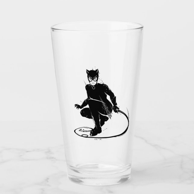 Gata Mujer Tinta Posición de Pincel (Anverso)