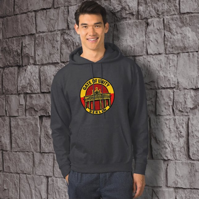 Gate of Unity Mens sudadera básica encapuchada (Subido por el creador)