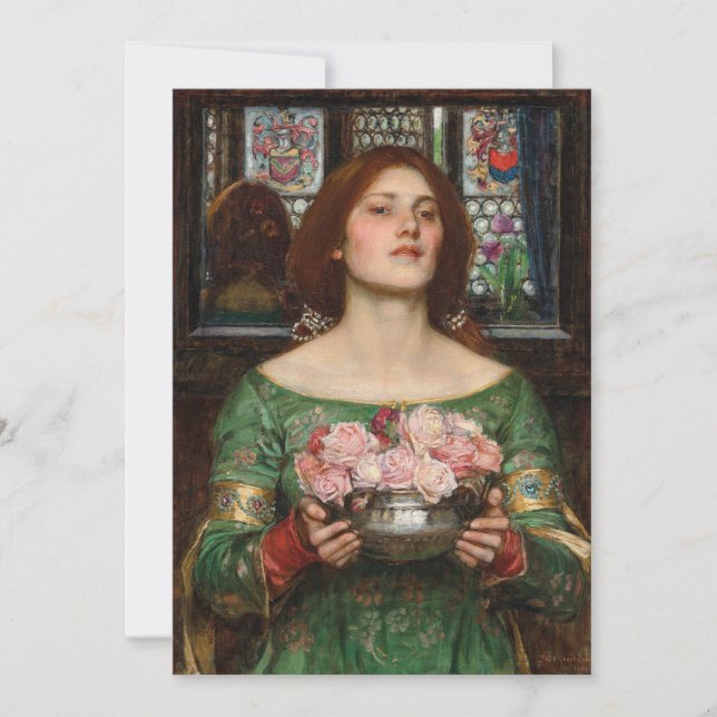 Gather Ye Rosebuds | John William Waterhouse (Anverso)