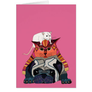 gatillo de ratón rosa