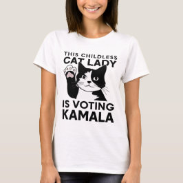Gatita sin hijos vota camiseta kamala