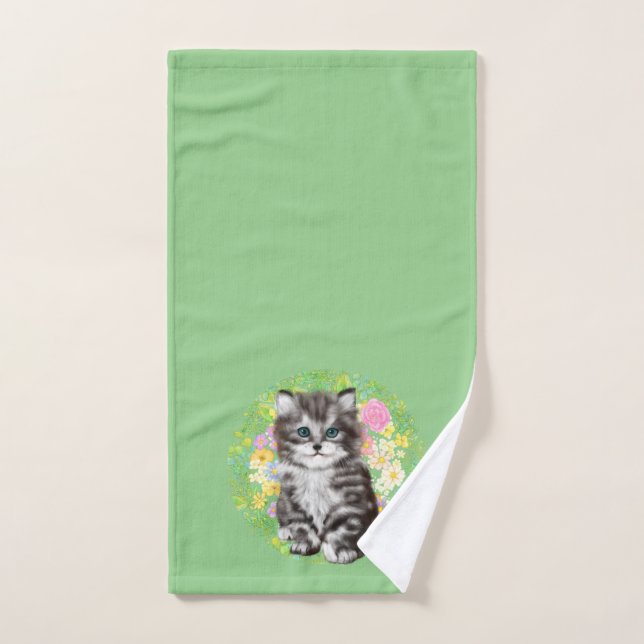 gatito (Toalla de mano)