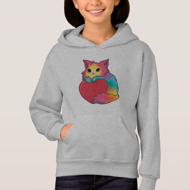 Gatito Adorable Corazón (Anverso)