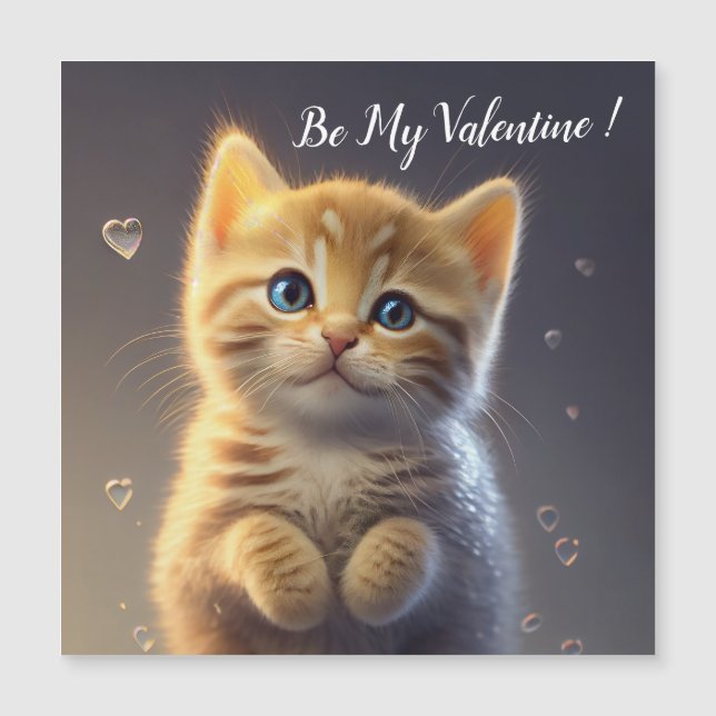 Gatito Adorable Quiere Ser Su Valentín (Anverso)