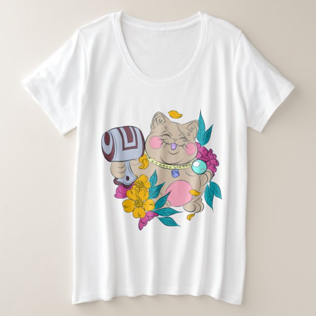 gatito afortunado (Anverso del diseño)