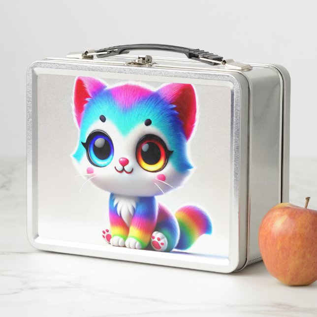 Gatito arcoiris (In situ)