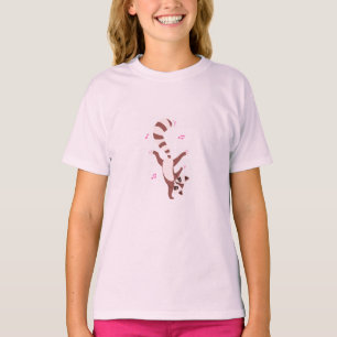 Gatito Bailarín Rosa   Camiseta para Niños y Bebés