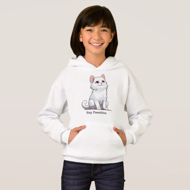 Gatito Blanco Adorable (Anverso completo)