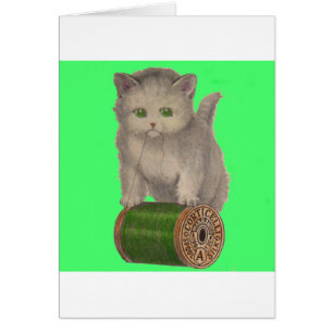 Gatito blanco Corticelli de 1930