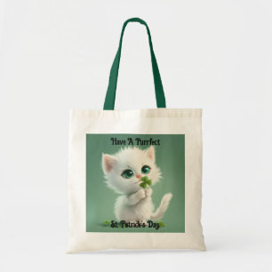 Gatito Con Bolsa De Tosta De Shamrock