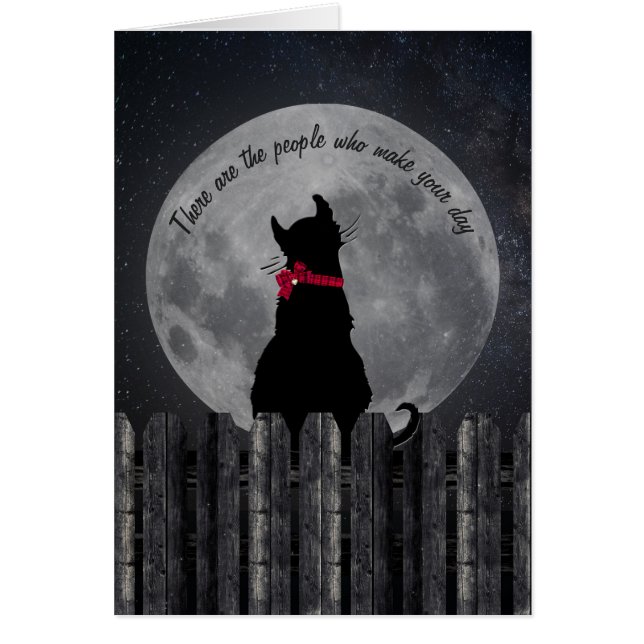 gatito de amistad a la luz de la luna (Frente)